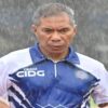 Pnp chief nicolas torre jogs under rain