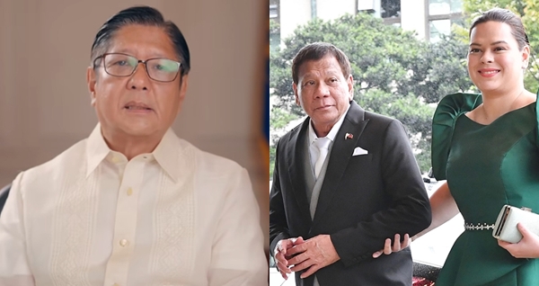 Sara duterte rodrigo duterte bongbong marcos