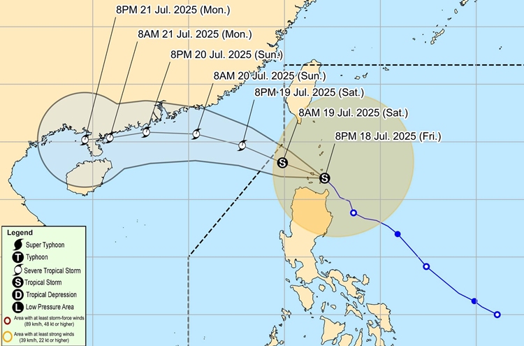 Tropical storm crising 1