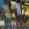 Lottery tickets at a convenience store in boston. (jesse costa/wbur)