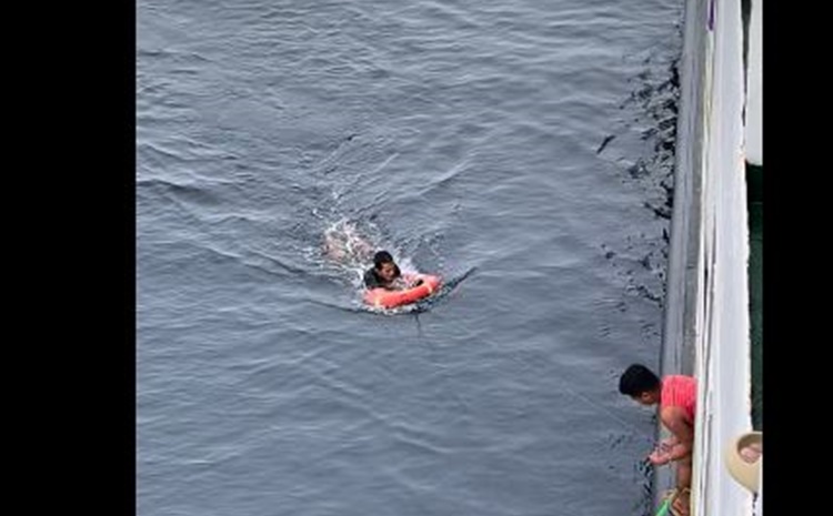 Man rescued