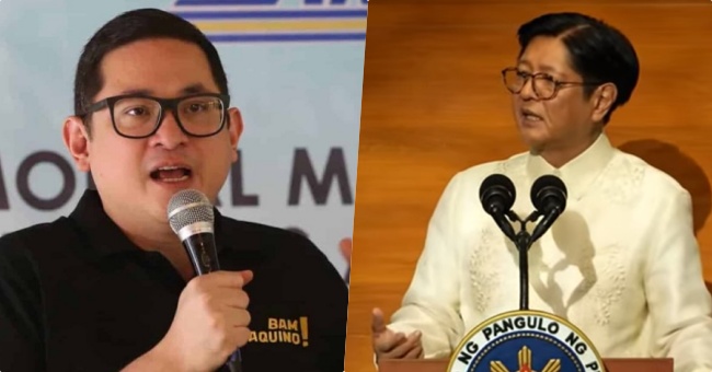 Bam aquino bongbong marcos