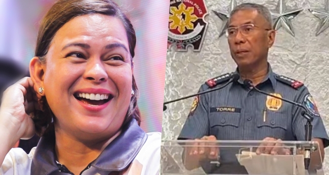 サラ・ドゥテルテ副大統領、PNP長官解任に言及