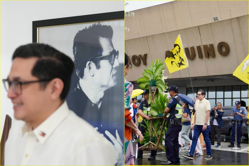 バム・アキノ氏、ニノイの遺志を空港で継承