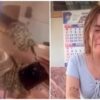 Lady content creator post