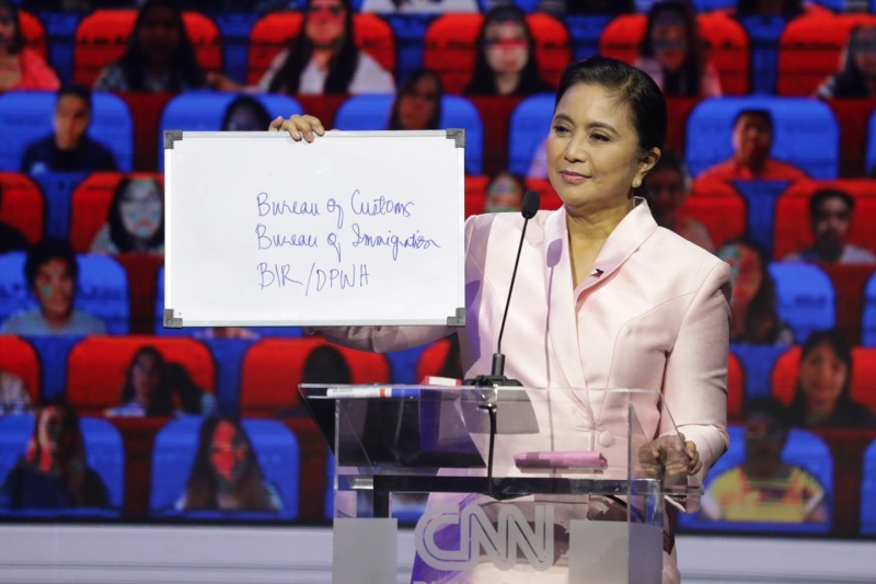 Leni robredo cnn presidential debates