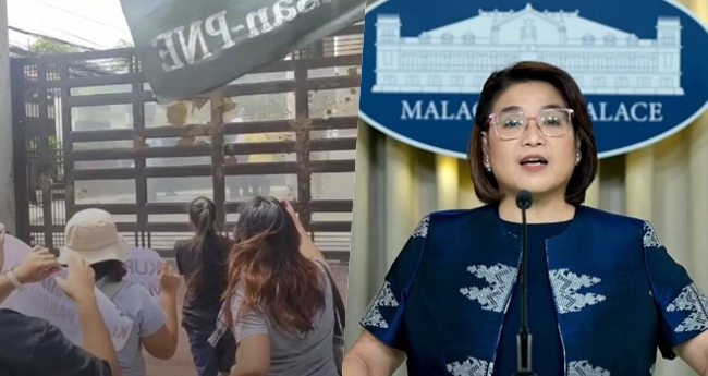 Malacanang on discaya residence protest in pasig