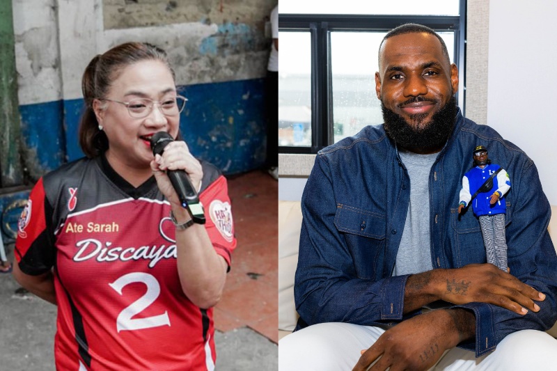 Sarah discaya lebron james