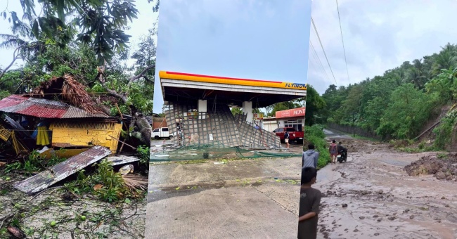 Typhoon opong masbate leyte samar