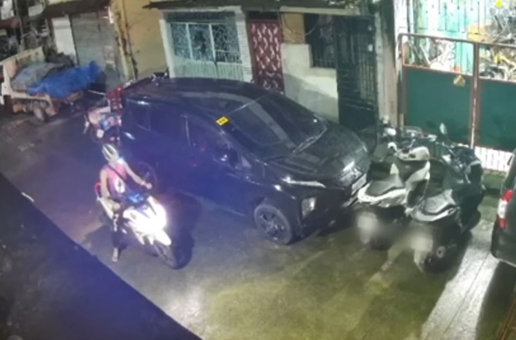 ケソン市でバイク窃盗犯、衝突事故で逮捕