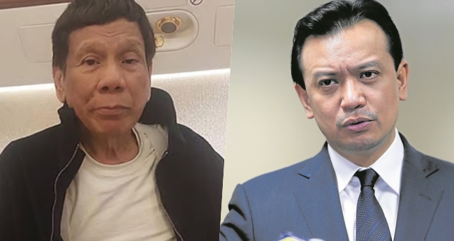 トリリャネス氏、ICCでのデュテルテ氏訪問を否定