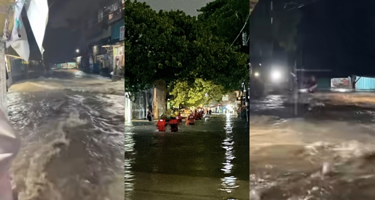 バコロド市、豪雨で再び大規模浸水被害