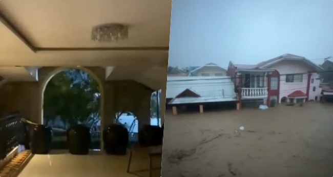 台風ティノ、セブを直撃し大雨と洪水発生