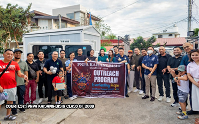 セブで希望を届けたPNPAクラス2009の心温まる奉仕