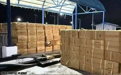 バシラン沖で2800万ペソ相当の密輸タバコ押収