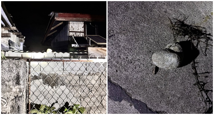 住民の不安募る、再び石投げ被害発生