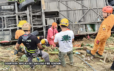 Tsuper nakaidlip: DLTB bus swak sa bangin, 5 pasahero tigok