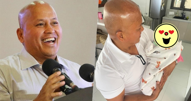 Bato dela Rosa Posts Photo w/ Grandchild amid Supposed Hiding: “Happy to see you my apo”