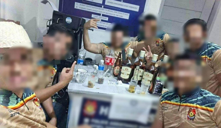 PRO-8 Probes Alleged Drinking Session Inside Police Station in Eastern Samar
