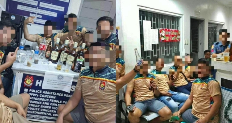Police Officers In Samar Dismissed After Allegedly Drinking Inside The Station During Christmas Party