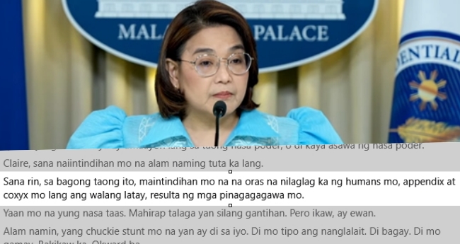 Claire Castro Reports To NBI Alleged Death Threats against her through FB Page