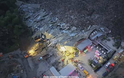 Lupa lumambot sa buhos ng ulan: Cebu landfill gumuho, 20 natabunan