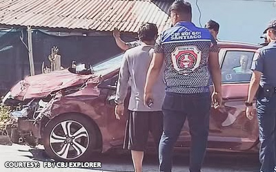 5 magkakaanak nadale sa banggaan