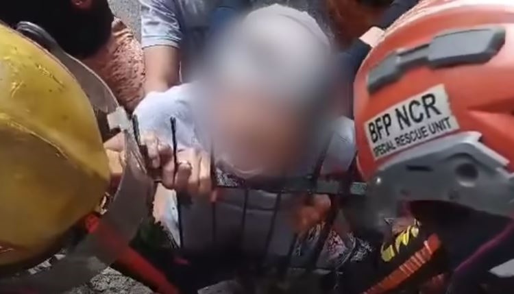 Elderly Woman Injured After Jaw Pierced by Iron Fence While Picking Malunggay