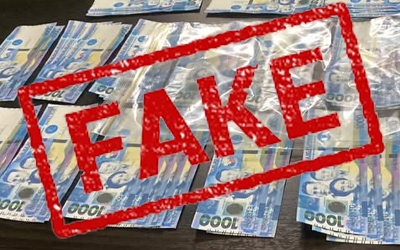 Mga pekeng pera buking sa screening area