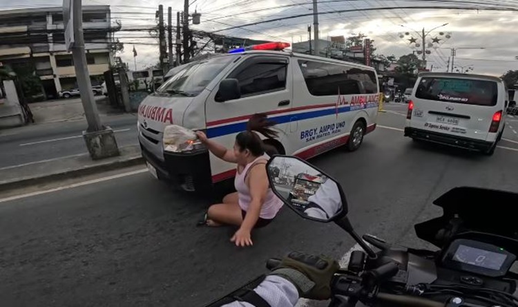 Woman Injured After Being Hit by Ambulance in Quezon City