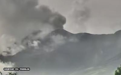 Bulkang Kanlaon, 45 beses yumanig