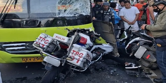 HPG Officer Dies in Tragic Highway Crash After Bus Suddenly Swerves in Cebu