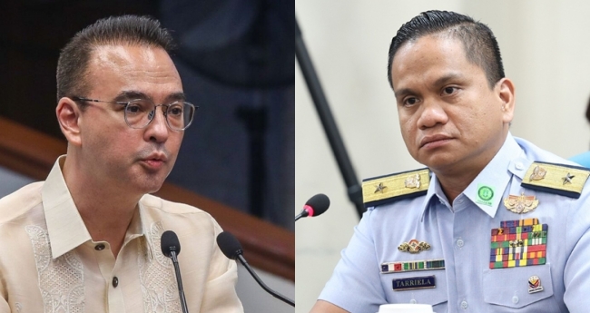 PH Coast Guard Spox Jay Tarriela Senator Alan Peter Cayetano