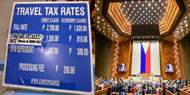 フィリピン渡航税廃止へ 前進する法案