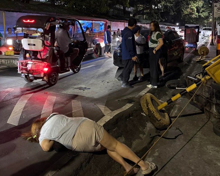 Woman Riding E-Trike Injured After Being Hit by Allegedly Drunk Driver in Manila