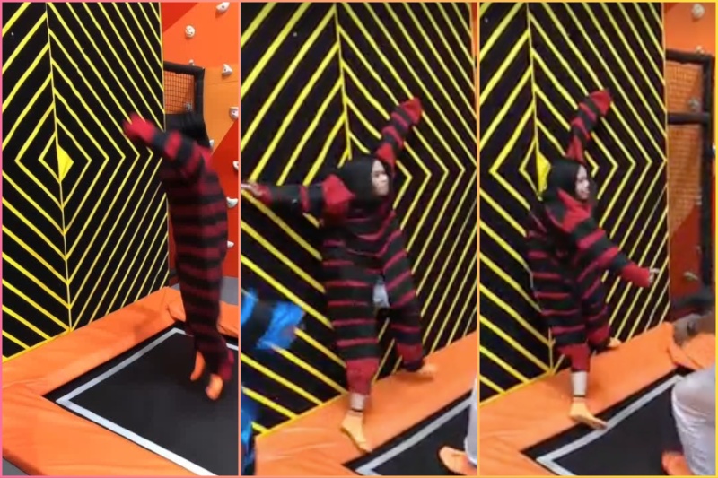 Fantasy world trampoline