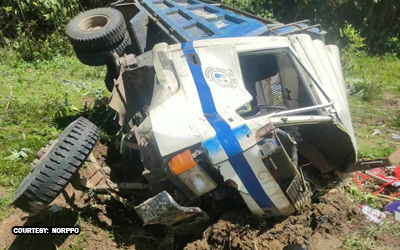 Sinakyang trak nahulog sa bangin: 9 empleyado ng Agri todas