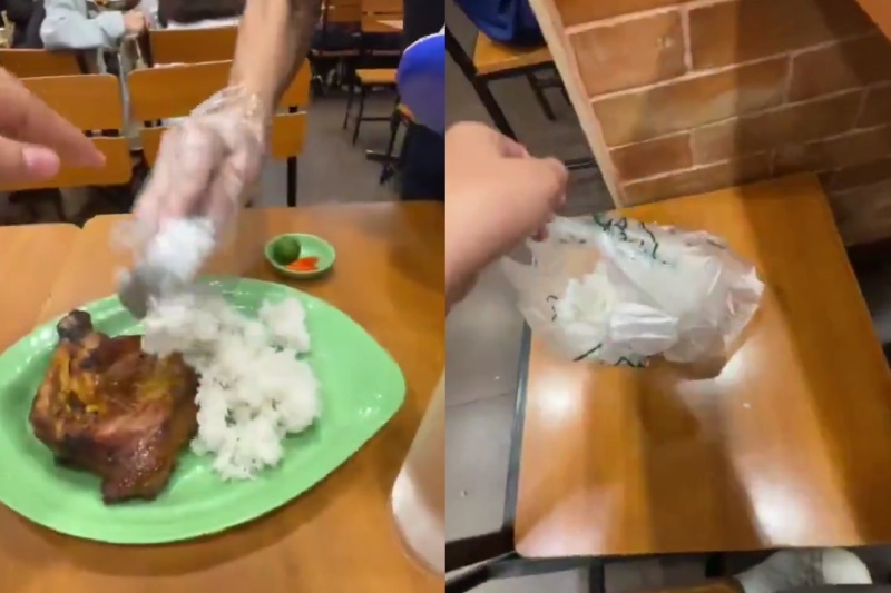 無限ライス持ち帰り動画が海外で話題に