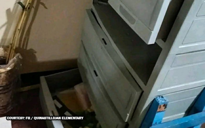 小学校に再び侵入被害 スマートTV盗難