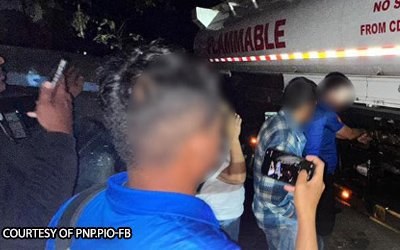 176個のガソリン容器押収 チェックポイントで