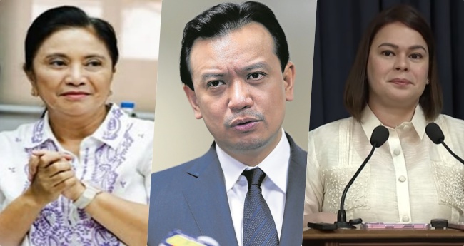 Antonio Trillanes Leni Robredo Sara Duterte