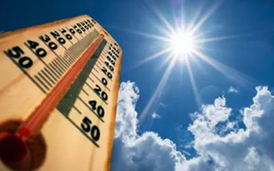 カラパン市で危険な熱指数44度を記録