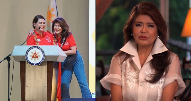 イメルダ・マルコス、サラ・ドゥテルテに謝罪