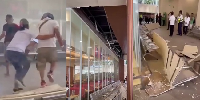 NAIA天井崩落で7人負傷 安全懸念高まる