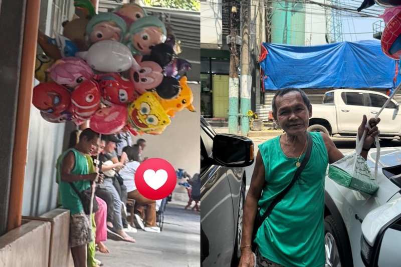 風船売りタタイ・ペドリングさんの奮闘記