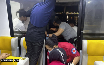 ザンボアンガ沖で船衝突事故、3人負傷