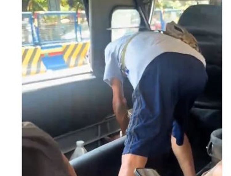 高騰する燃料価格で立ち往生するジープニー運転手