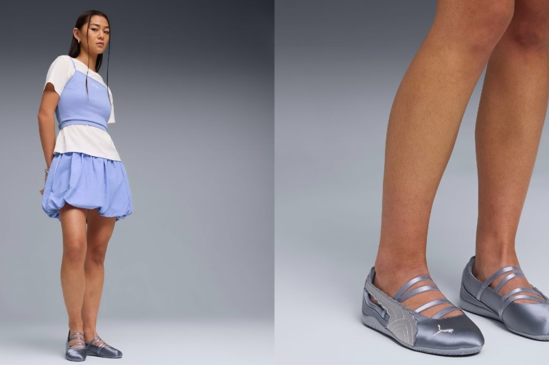 モータースポーツとバレエ融合の新スニーカー発売