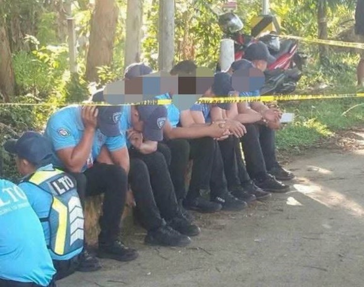 アグサンでLTO職員9人逮捕、恐喝作戦成功