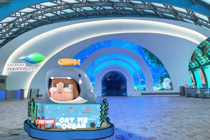 CRYBABY、シンガポール水族館で海の旅へ